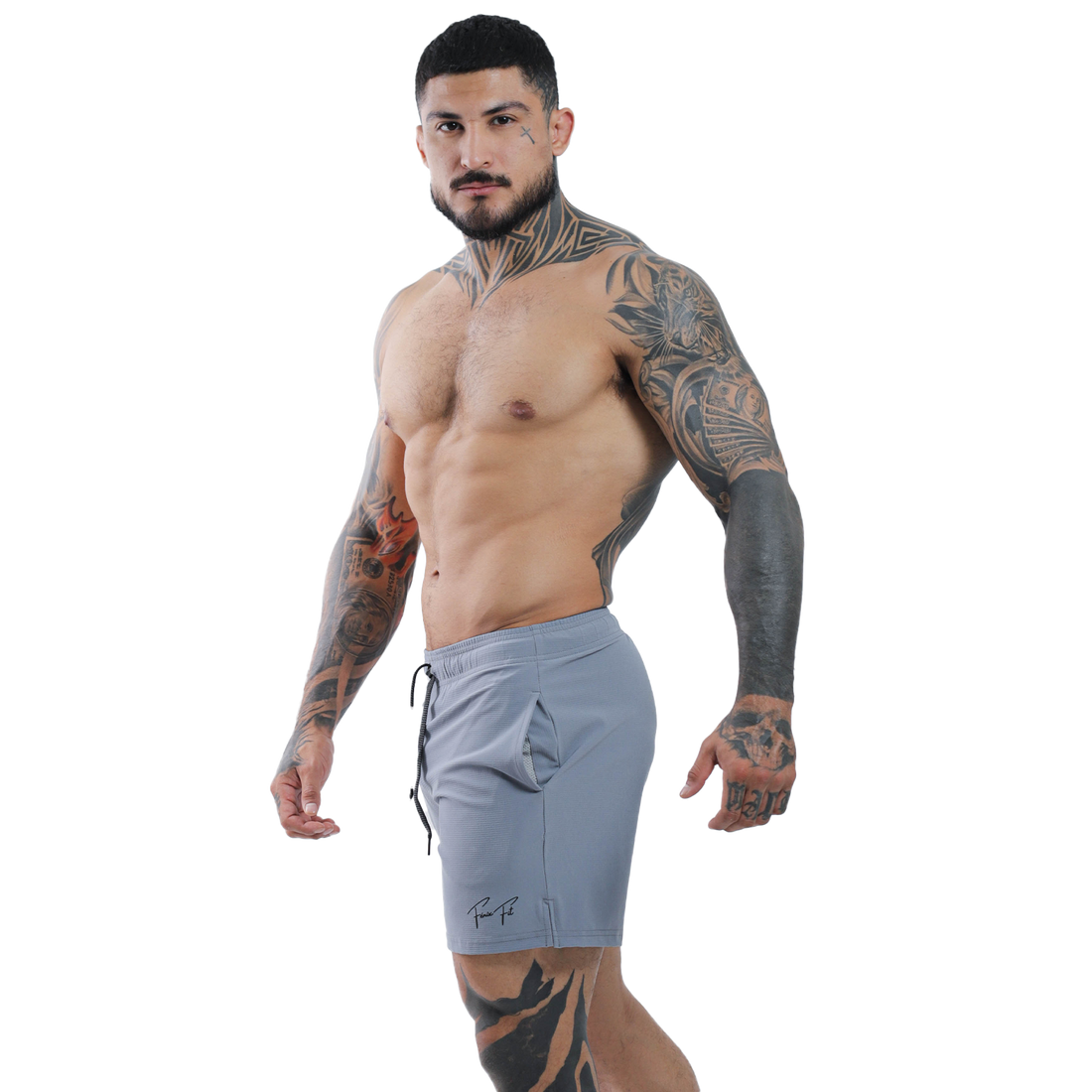 Short Medio Repelente Cuadros