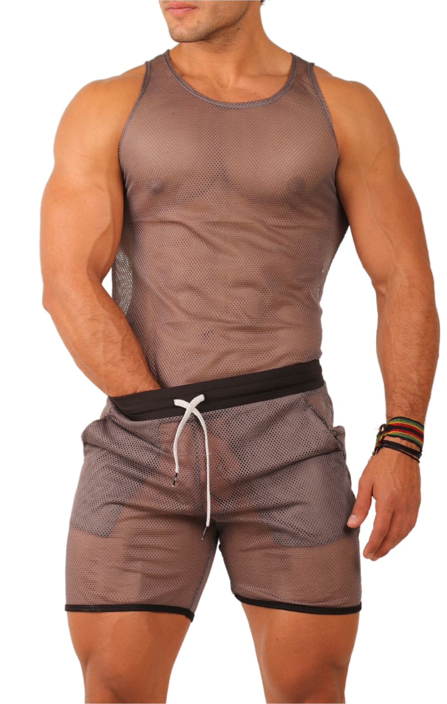 Conjunto Tela red Short + Playera tela red - Fenix Fit Mexico  