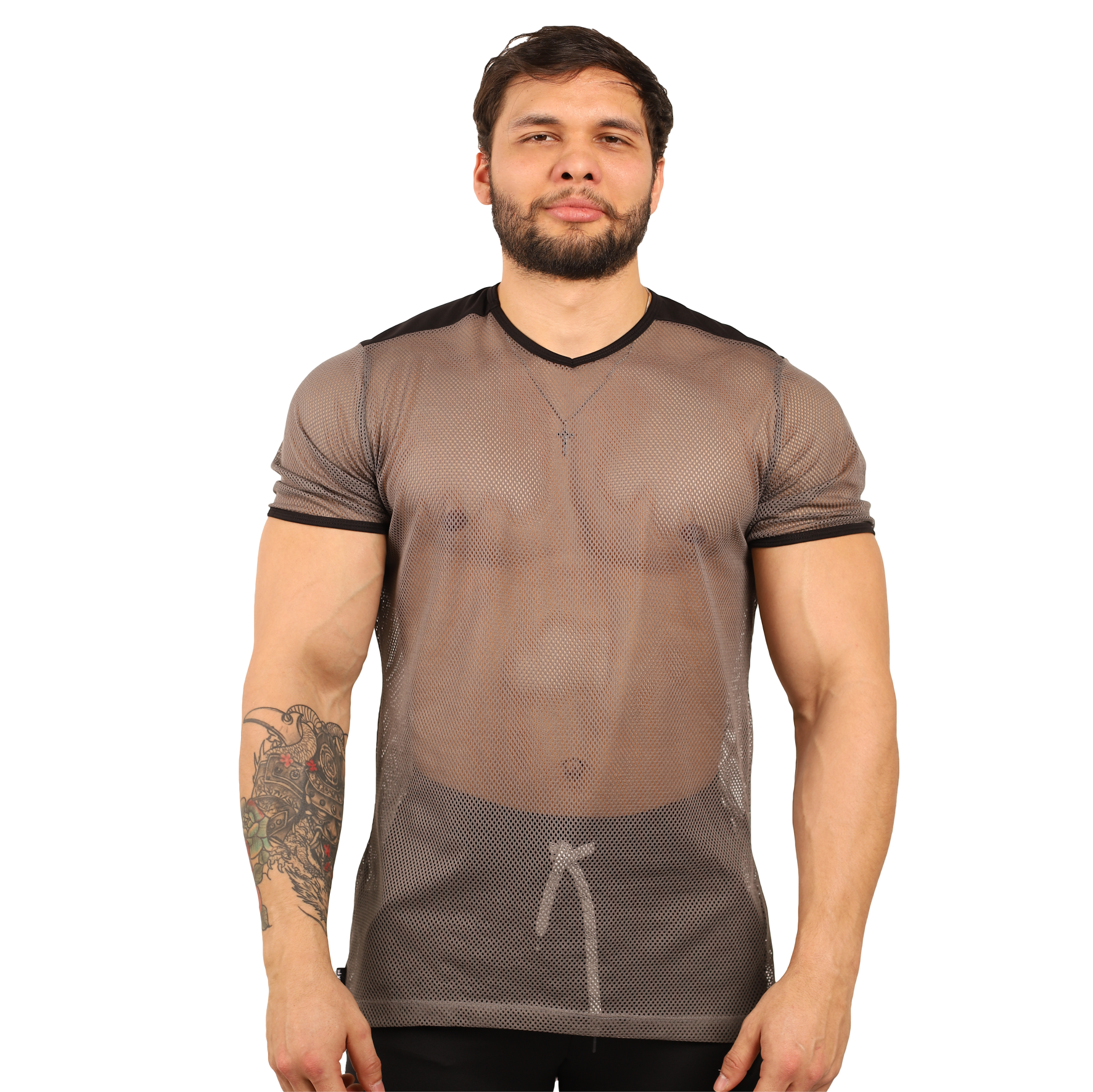 Playera Tela Red Con Mangas - Fenix Fit Mexico  