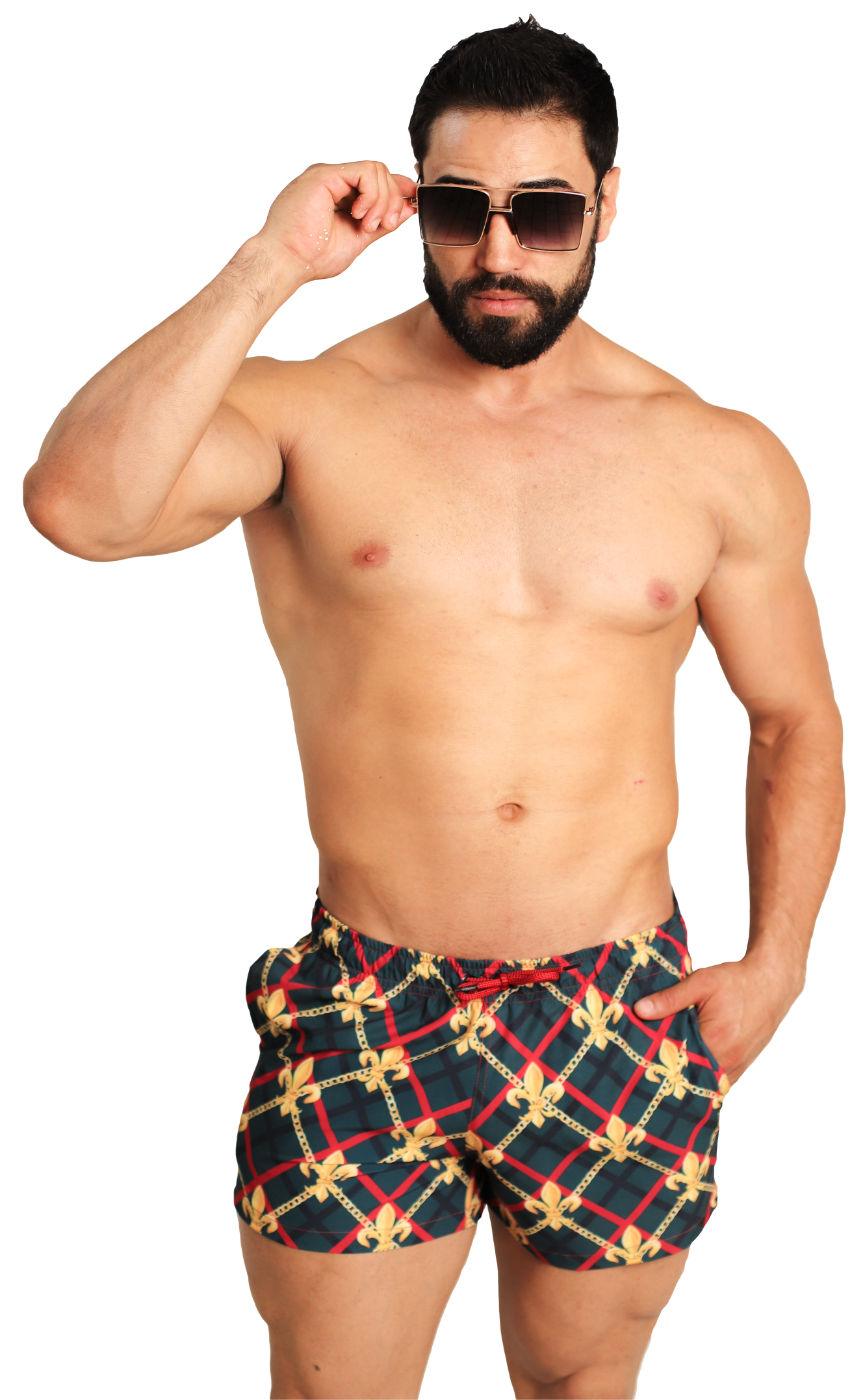 Short Playa Estampado Repelente - Fenix Fit Mexico  