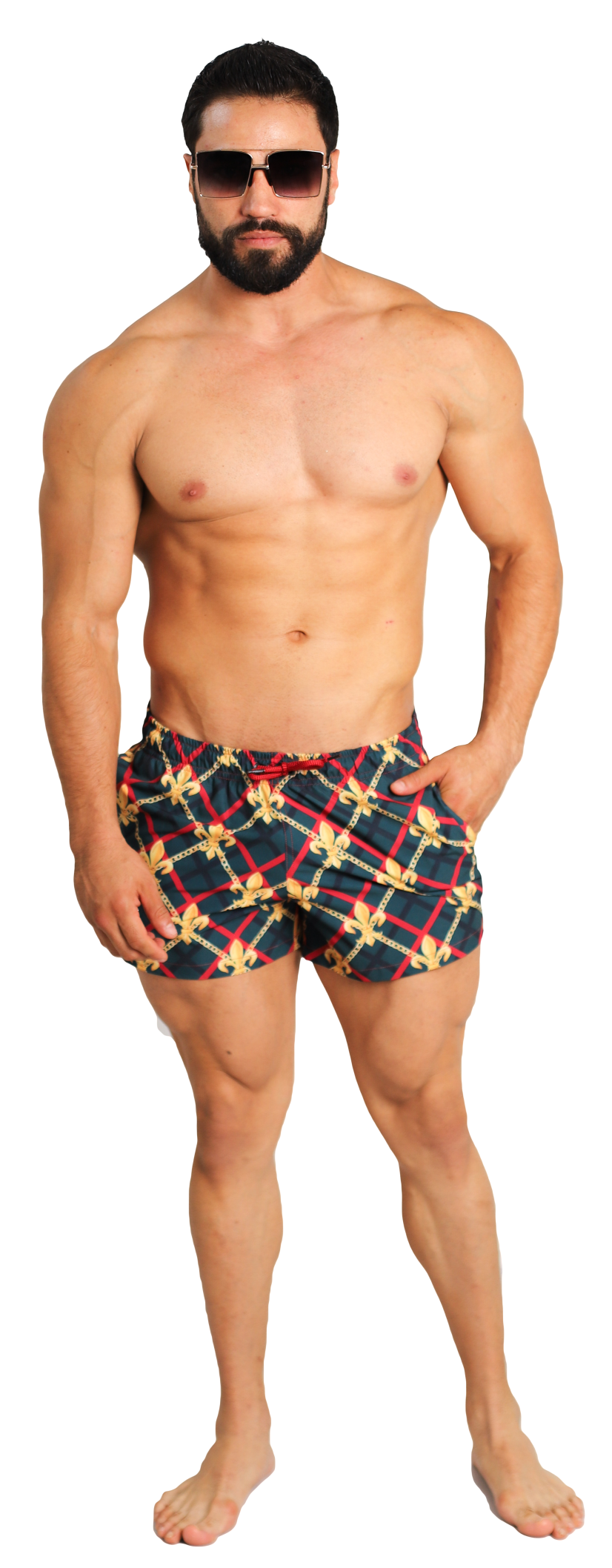 Short Playa Estampado Repelente - Fenix Fit Mexico  