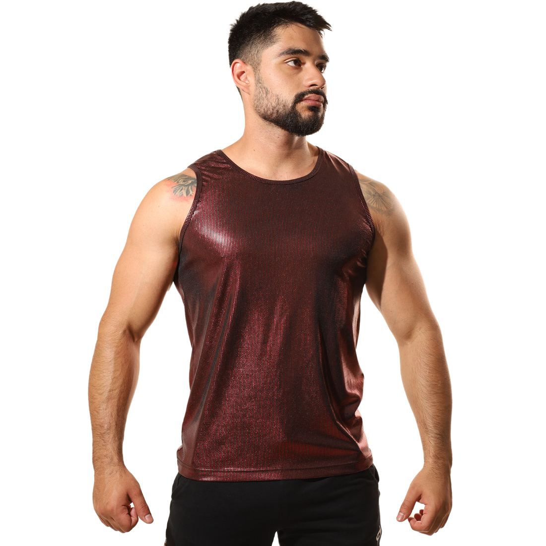 Playera Brillante Foil