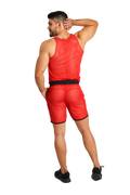 Conjunto Tela red Short + Playera tela red Playa - Fenix Fit Mexico  