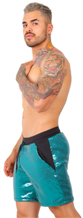 Short de Lentejuela Corte Medio - Fenix Fit Mexico  