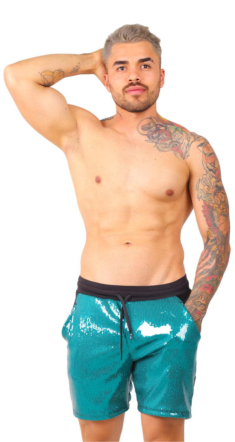 Short de Lentejuela Corte Medio - Fenix Fit Mexico  