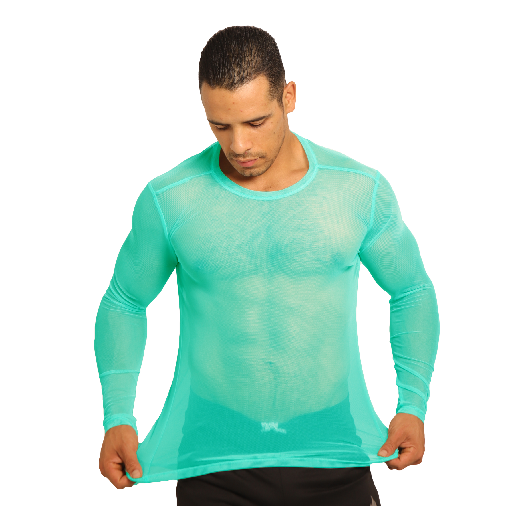 Playera Manga Larga Transparencia Colores - Fenix Fit Mexico  