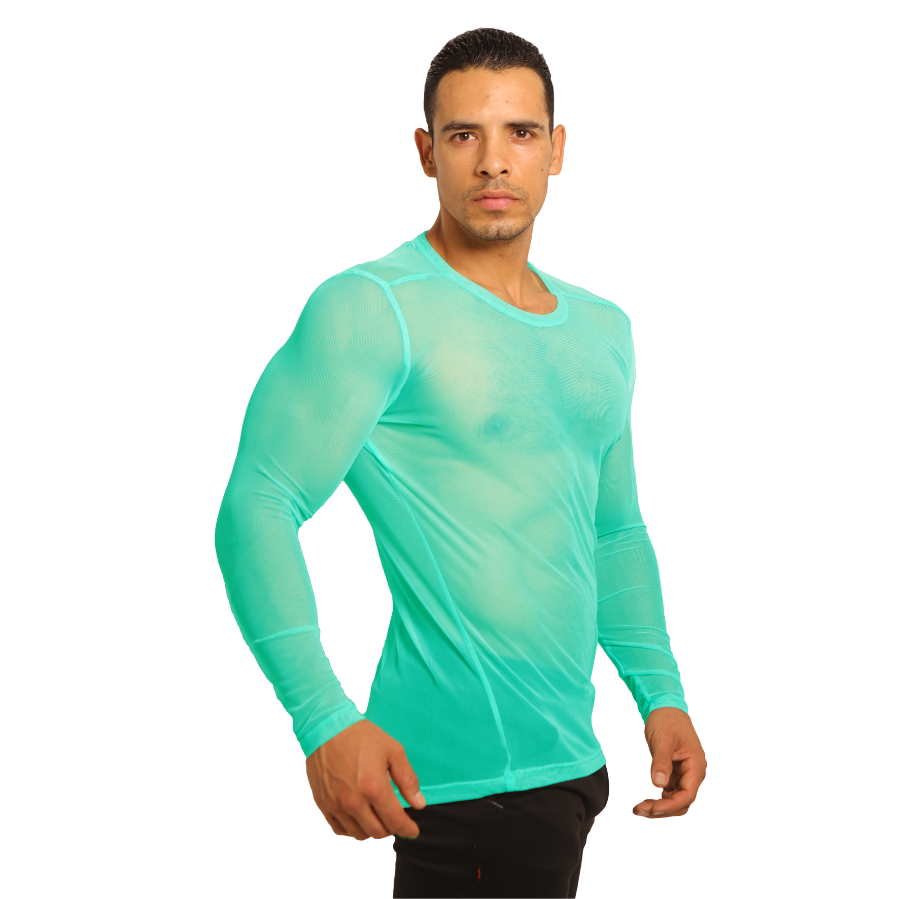 Playera Manga Larga Transparencia Colores - Fenix Fit Mexico  