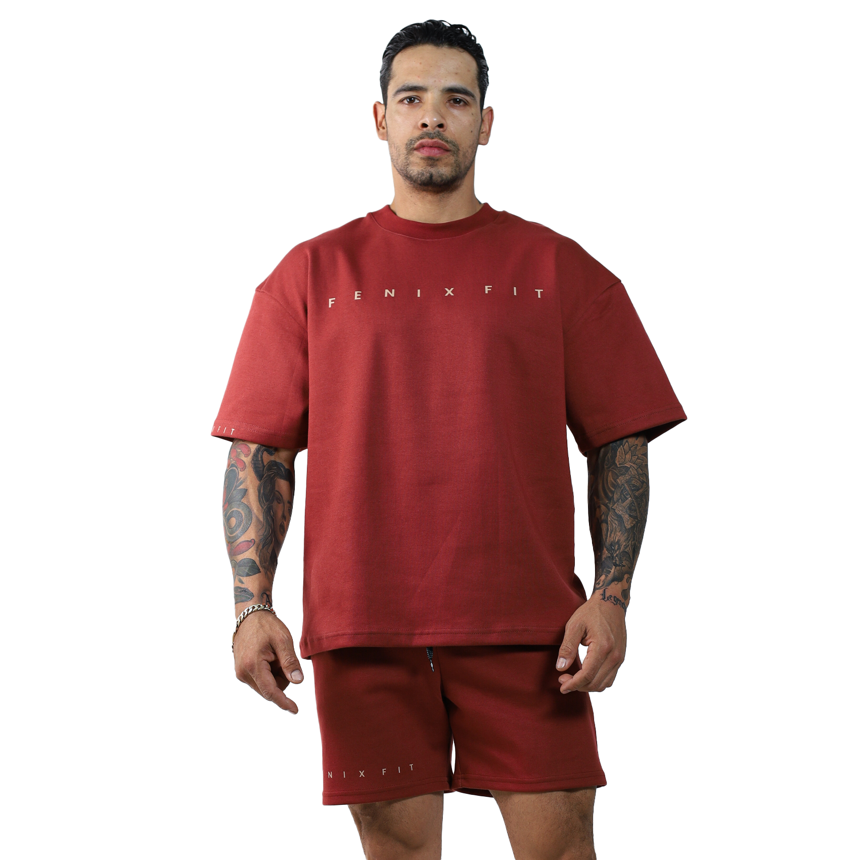 Conjunto Short Medio + Oversize Boxy - Fenix Fit Mexico  