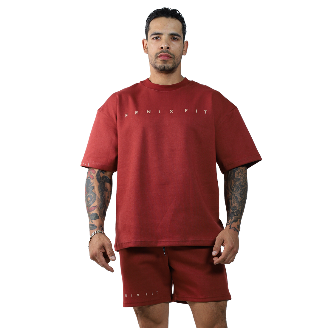 Conjunto Short Medio + Oversize Boxy - Fenix Fit Mexico  