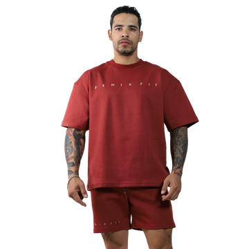 Conjunto Short Medio + Oversize Boxy - Fenix Fit Mexico  