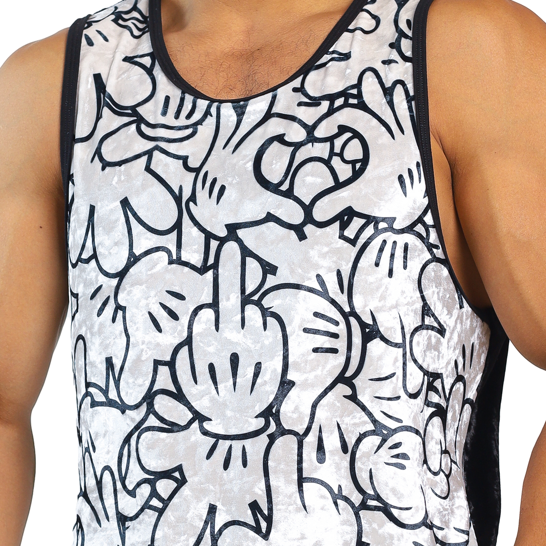 Playera De Terciopelo Estampada - Fenix Fit Mexico  