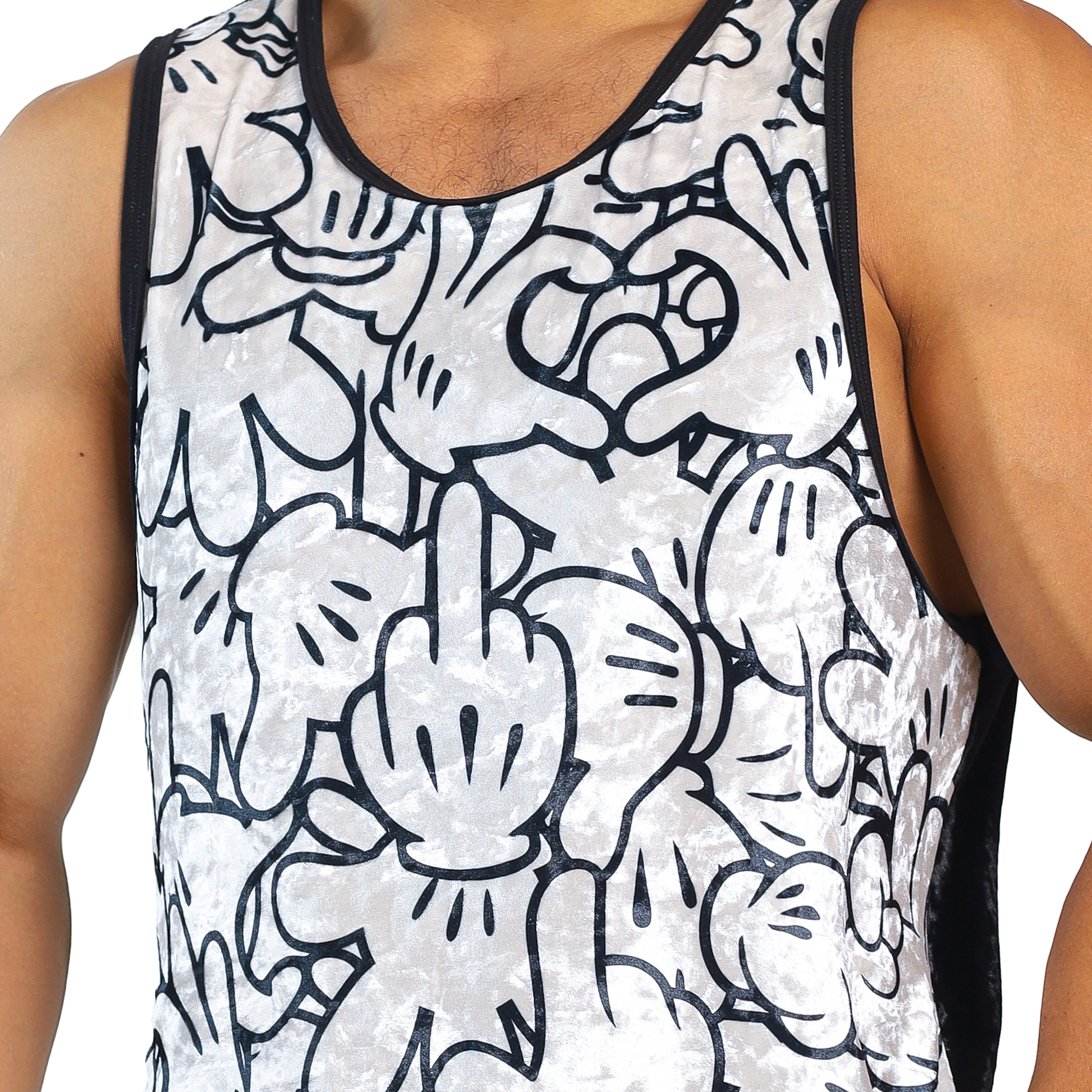 Playera De Terciopelo Estampada - Fenix Fit Mexico  