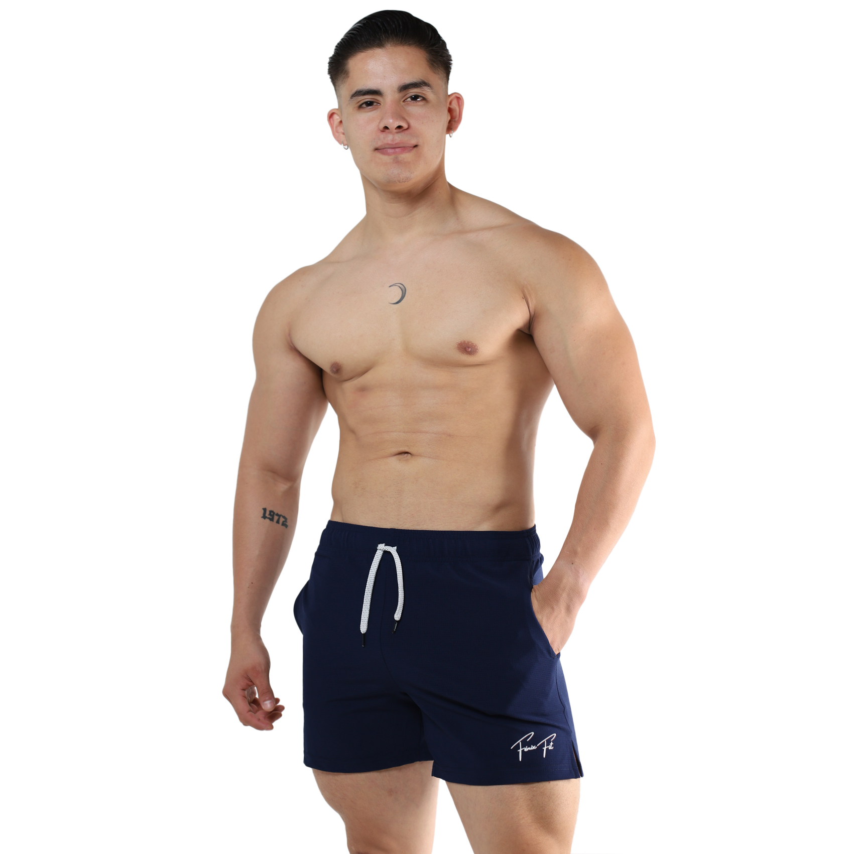 Short Medio Repelente Cuadros - Fenix Fit Mexico  