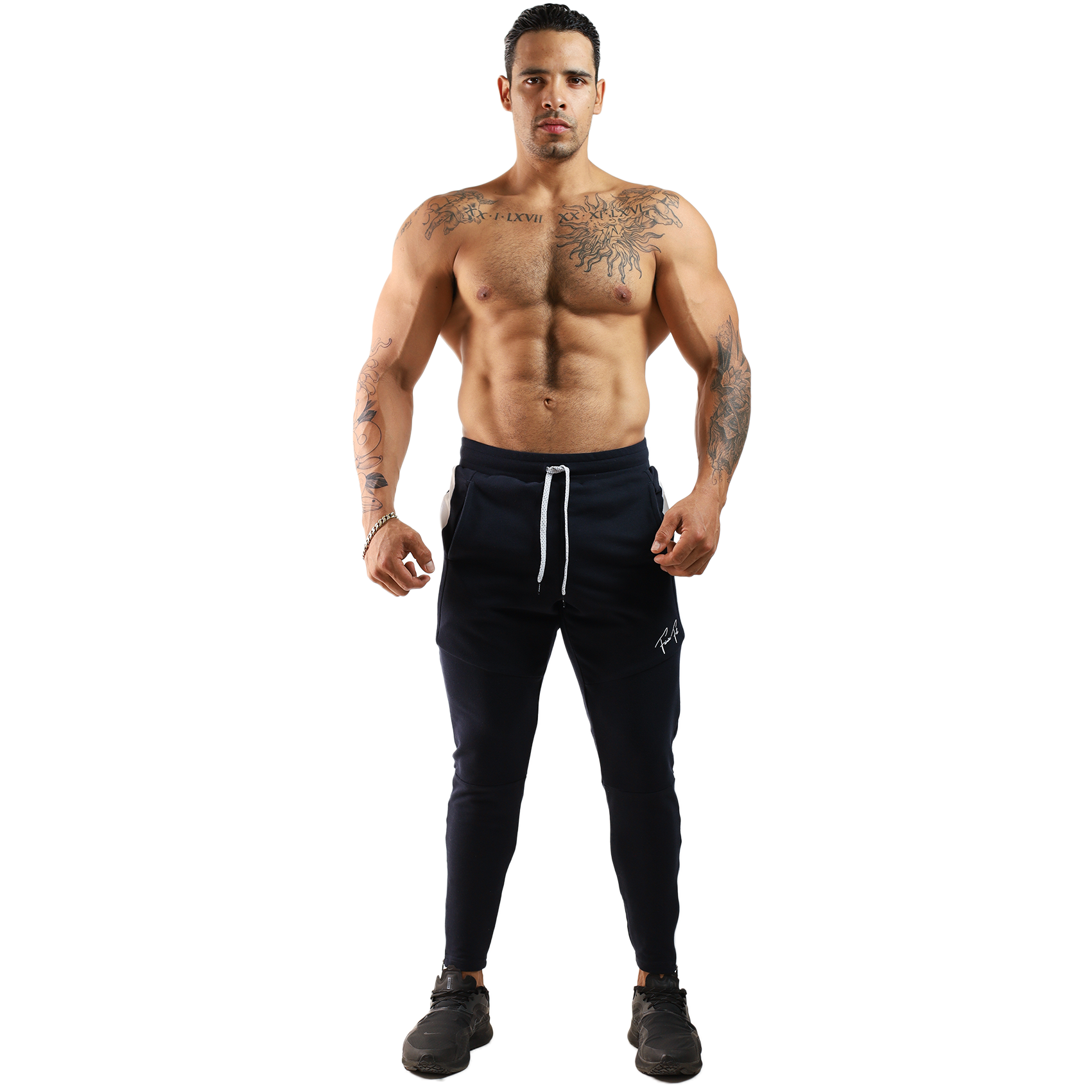 Pants Algodón Franja Red Con Cierre - Fenix Fit Mexico  