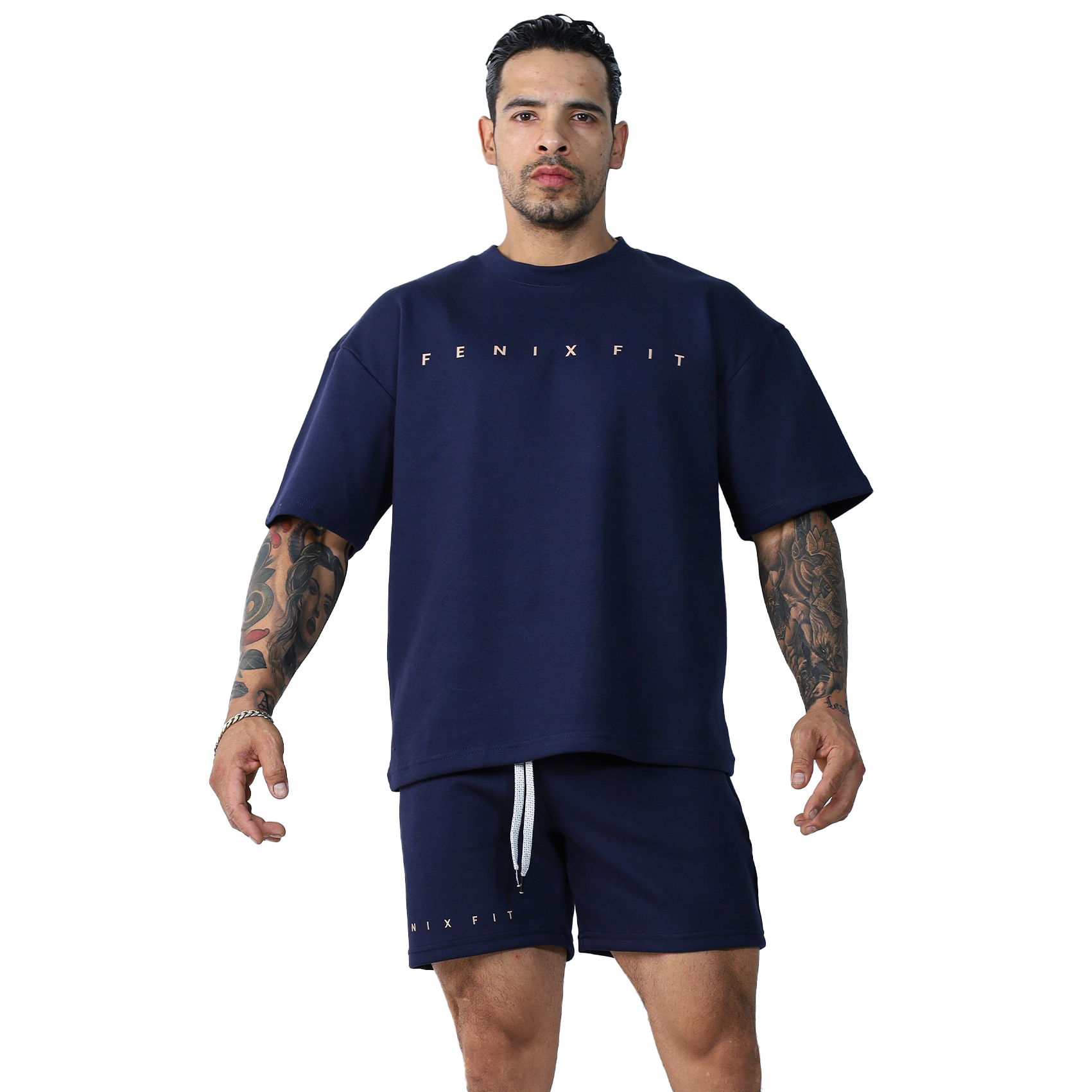 Conjunto Short Medio + Oversize Boxy - Fenix Fit Mexico  