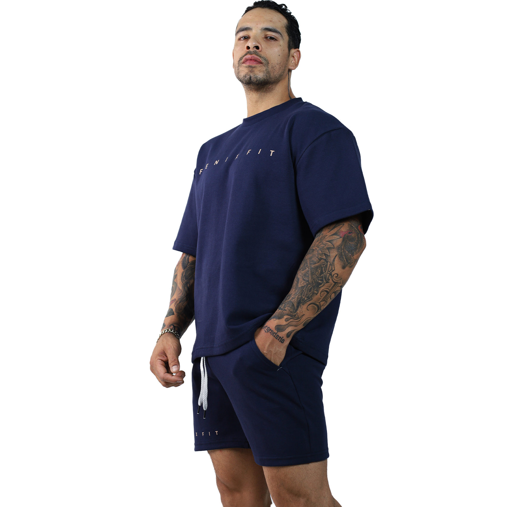 Conjunto Short Medio + Oversize Boxy - Fenix Fit Mexico  