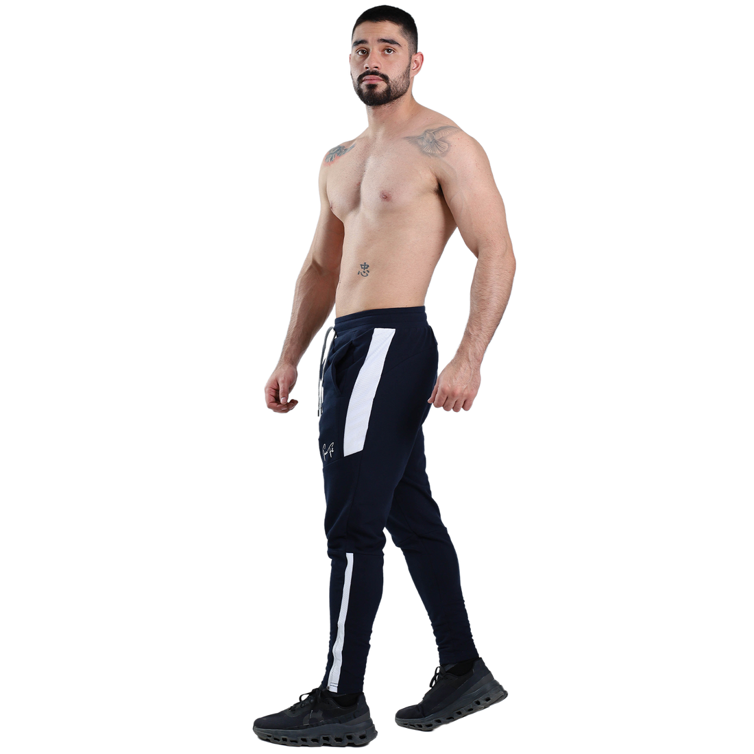 Pants Algodón Franja Red Con Cierre - Fenix Fit Mexico  