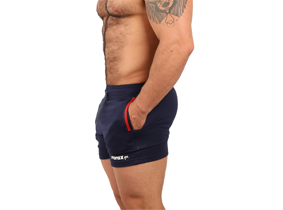Short Corto Deportivo Tonos Azules