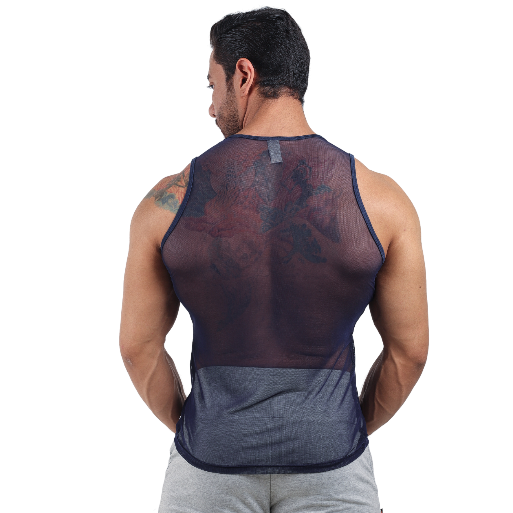 Playera Basica Transparencia Mesh - Fenix Fit Mexico  
