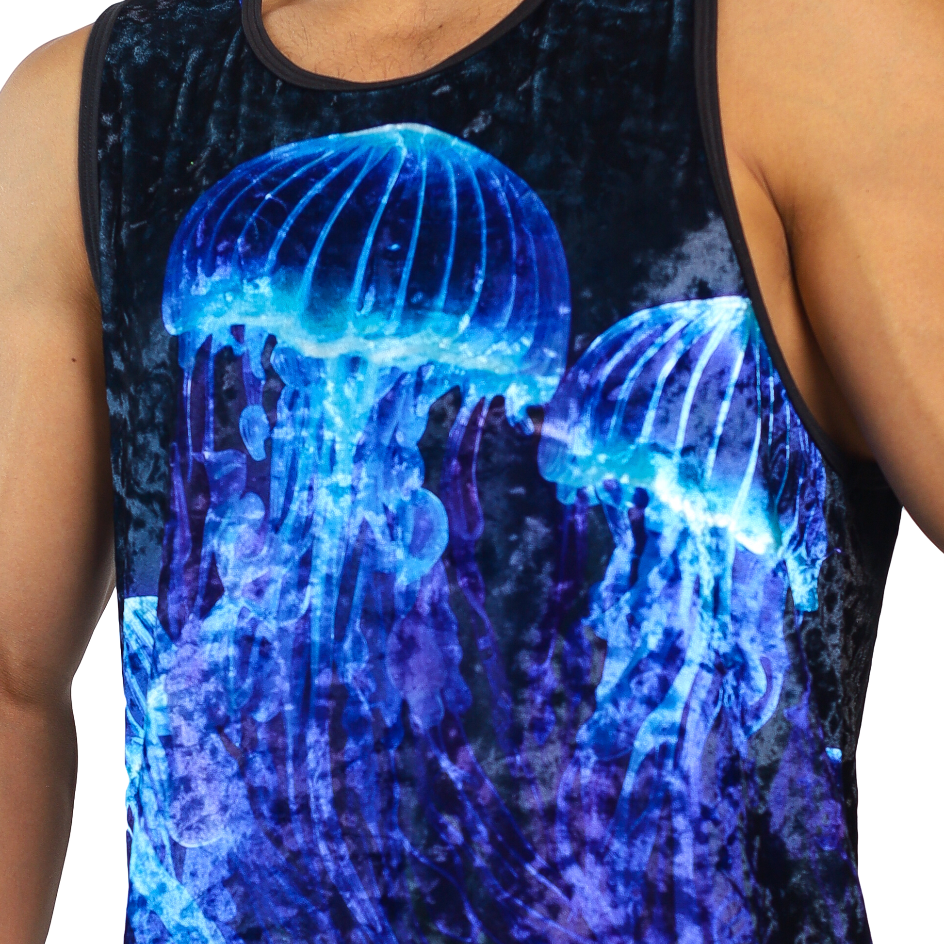 Playera De Terciopelo Estampada - Fenix Fit Mexico  