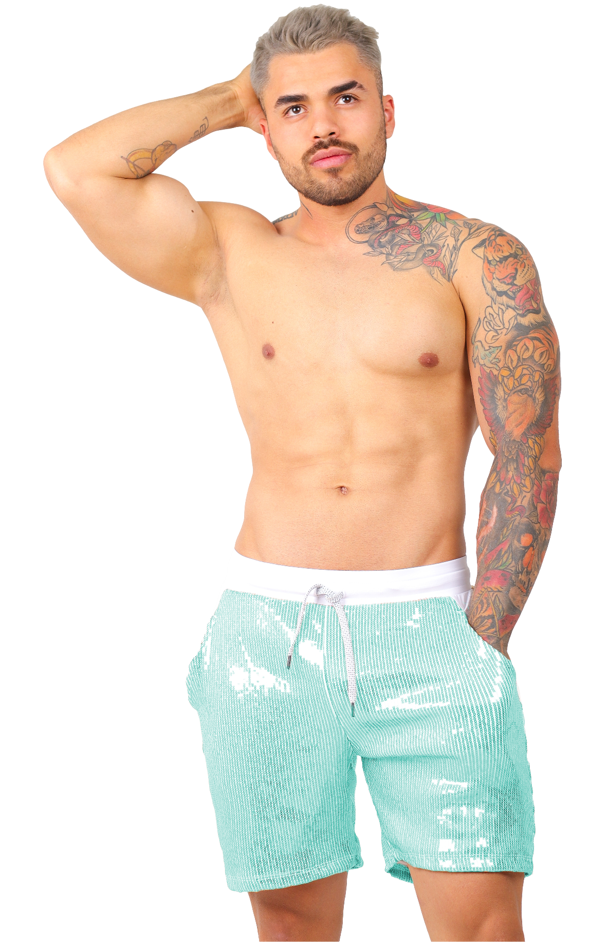 Short de Lentejuela Corte Medio - Fenix Fit Mexico  