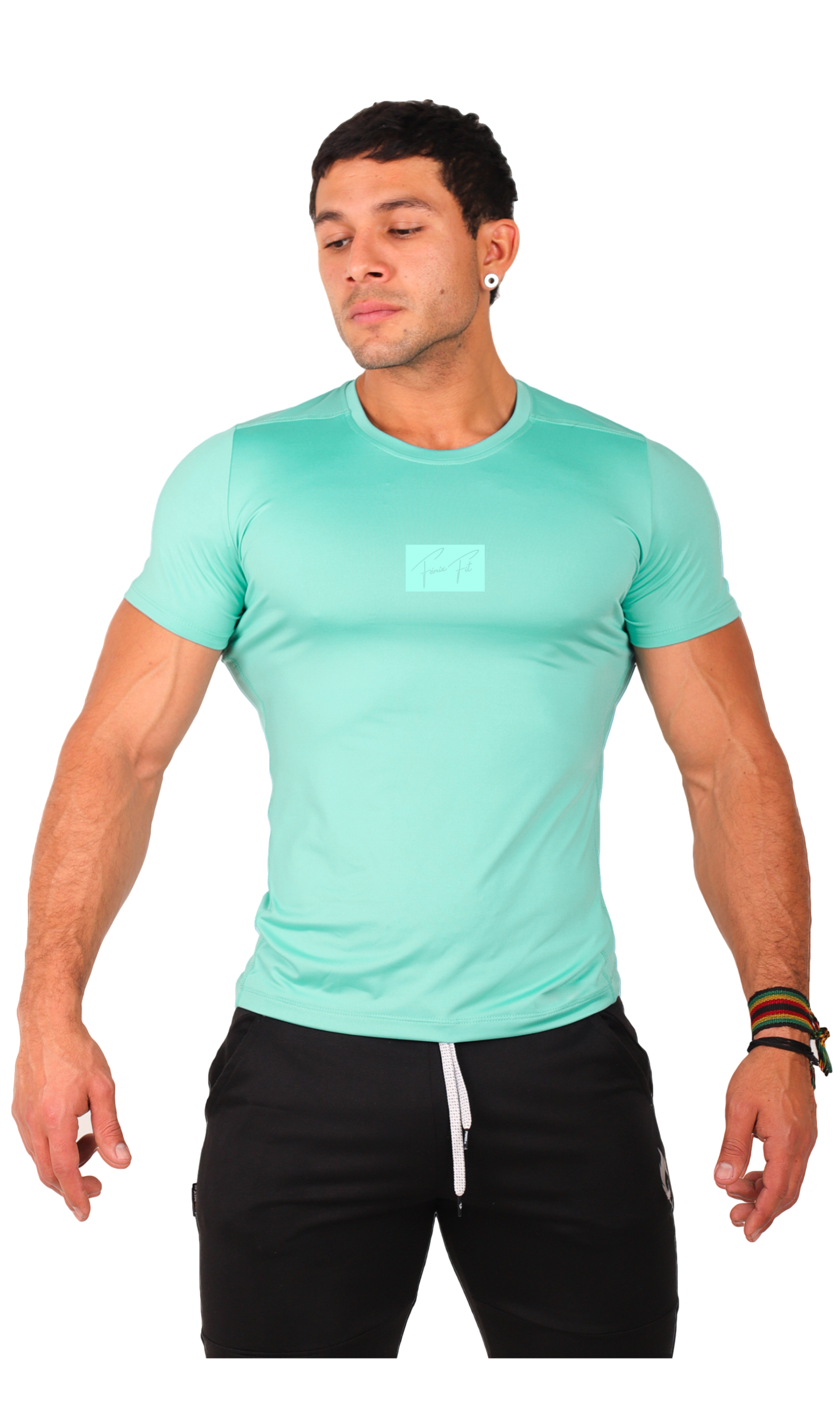 Playera Deportiva Hombre Manga Corta Lisa Premium - Fenix Fit Mexico  