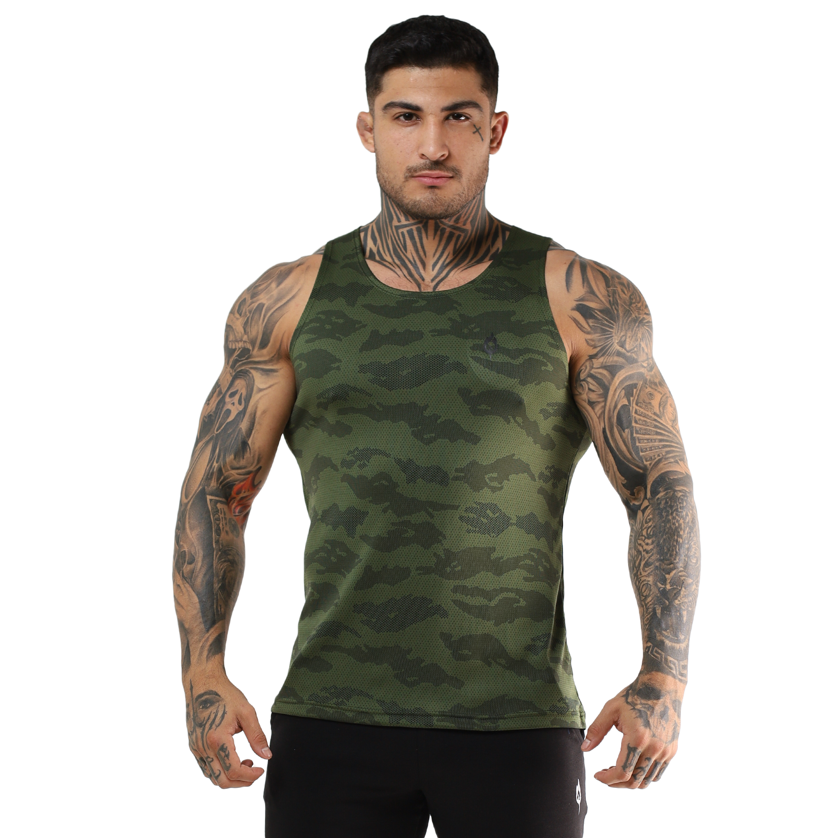 Playera Tank Top Deportiva Camuflaje - Fenix Fit Mexico  