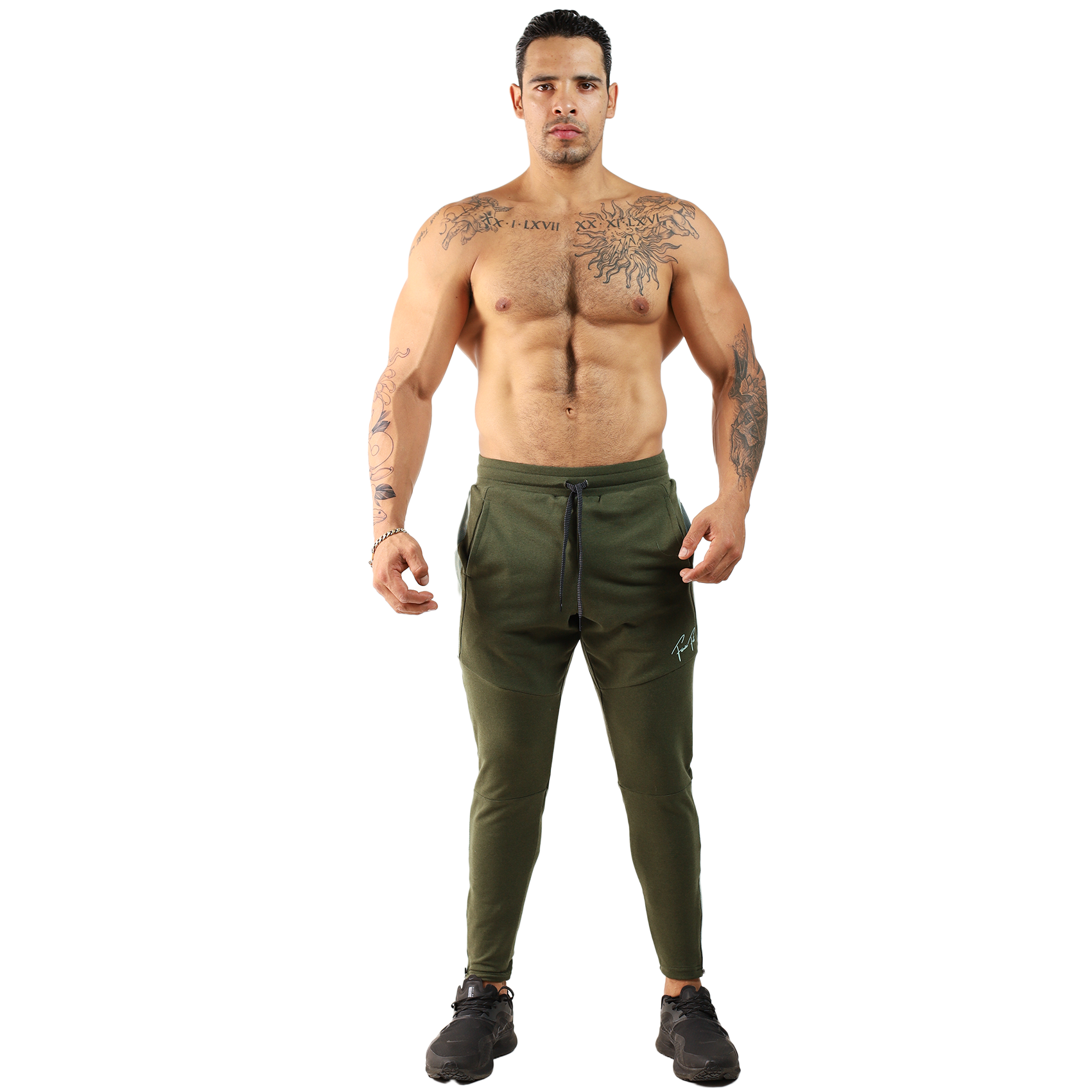 Pants Algodón Franja Red Con Cierre - Fenix Fit Mexico  
