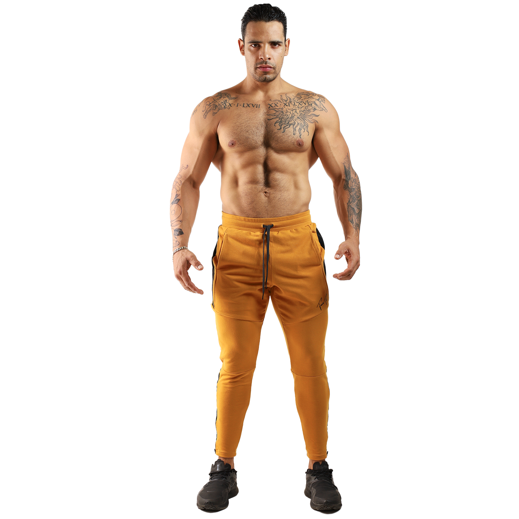 Pants Algodón Franja Red Con Cierre - Fenix Fit Mexico  