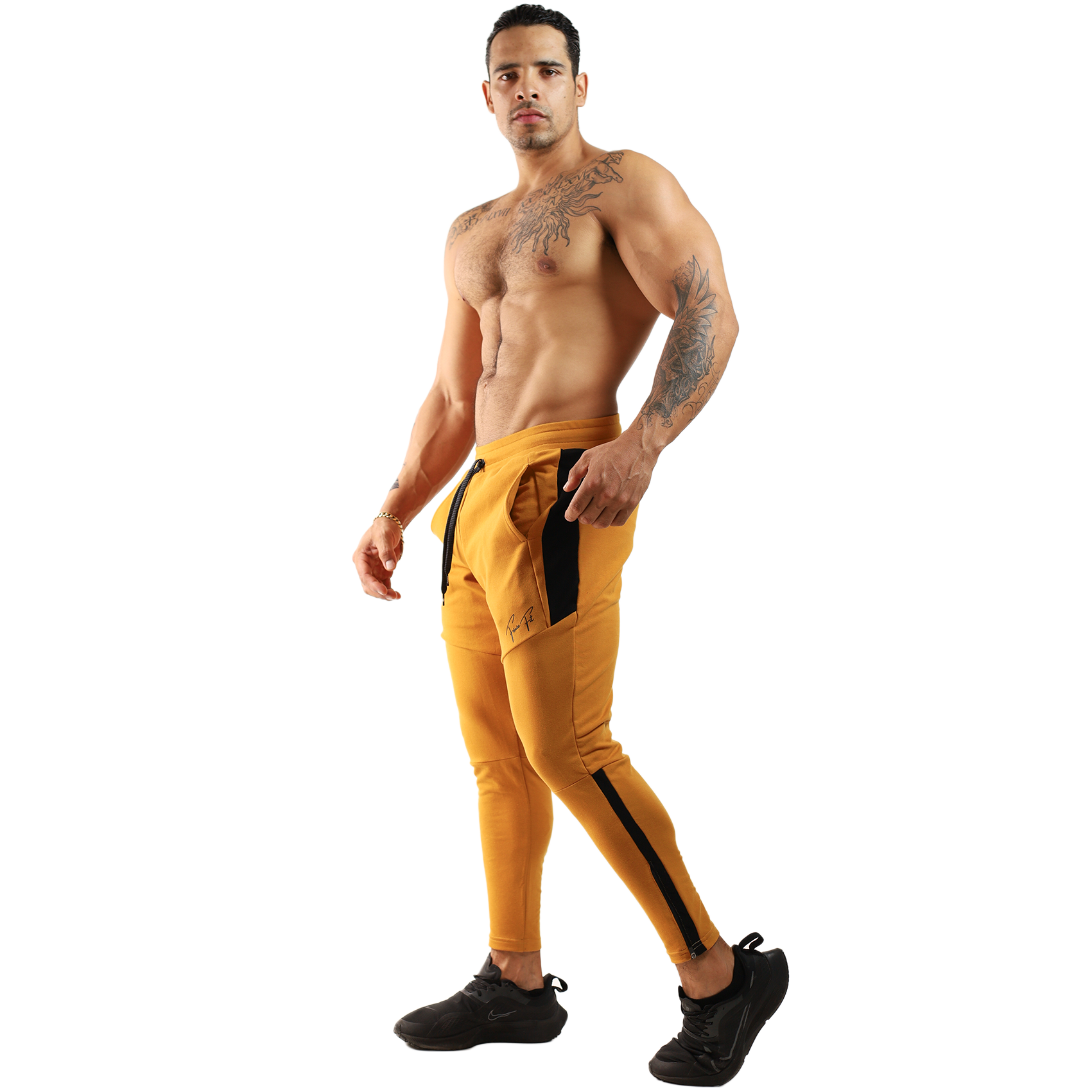 Pants Algodón Franja Red Con Cierre - Fenix Fit Mexico  