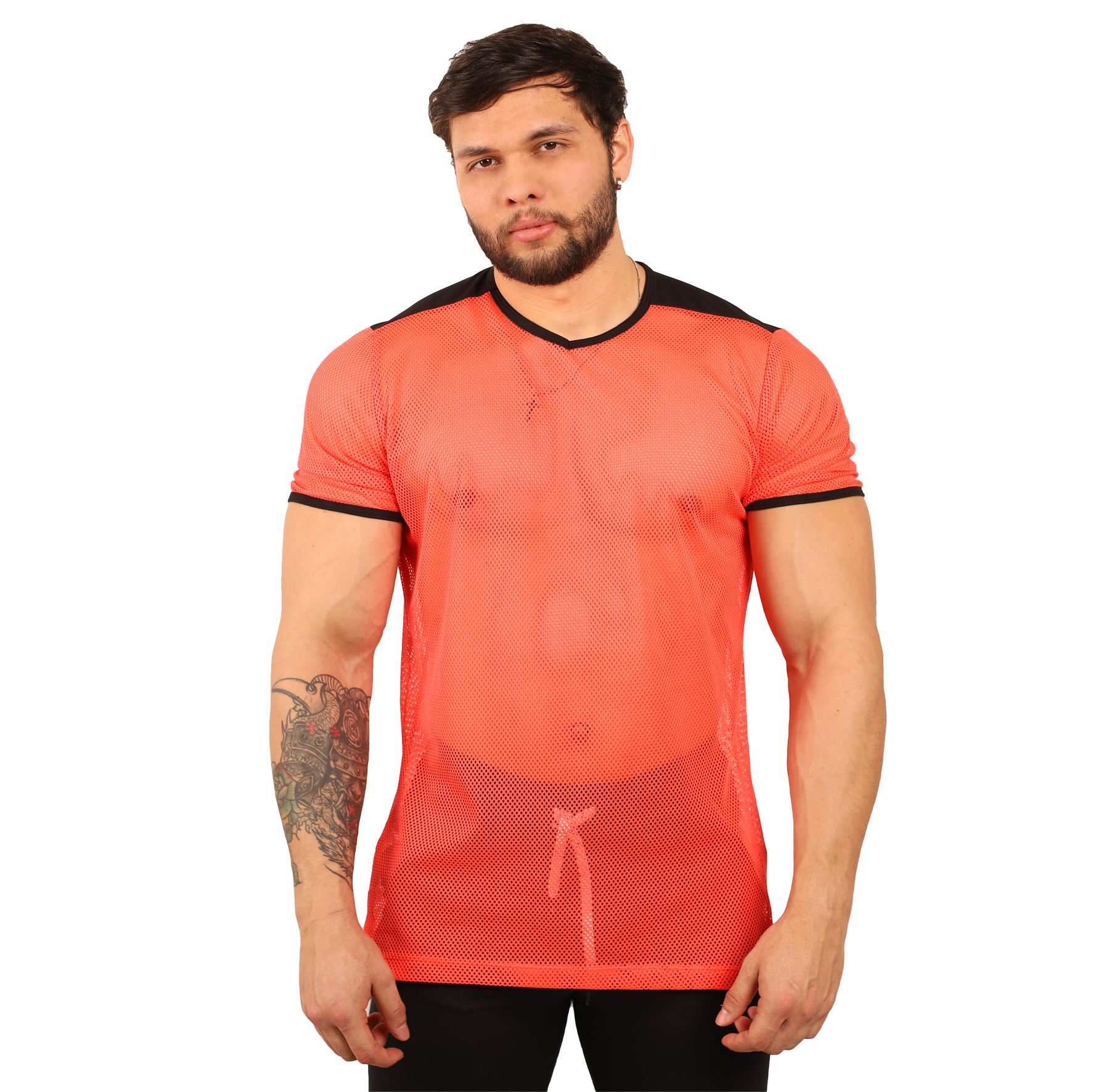 Playera Tela Red Con Mangas - Fenix Fit Mexico  