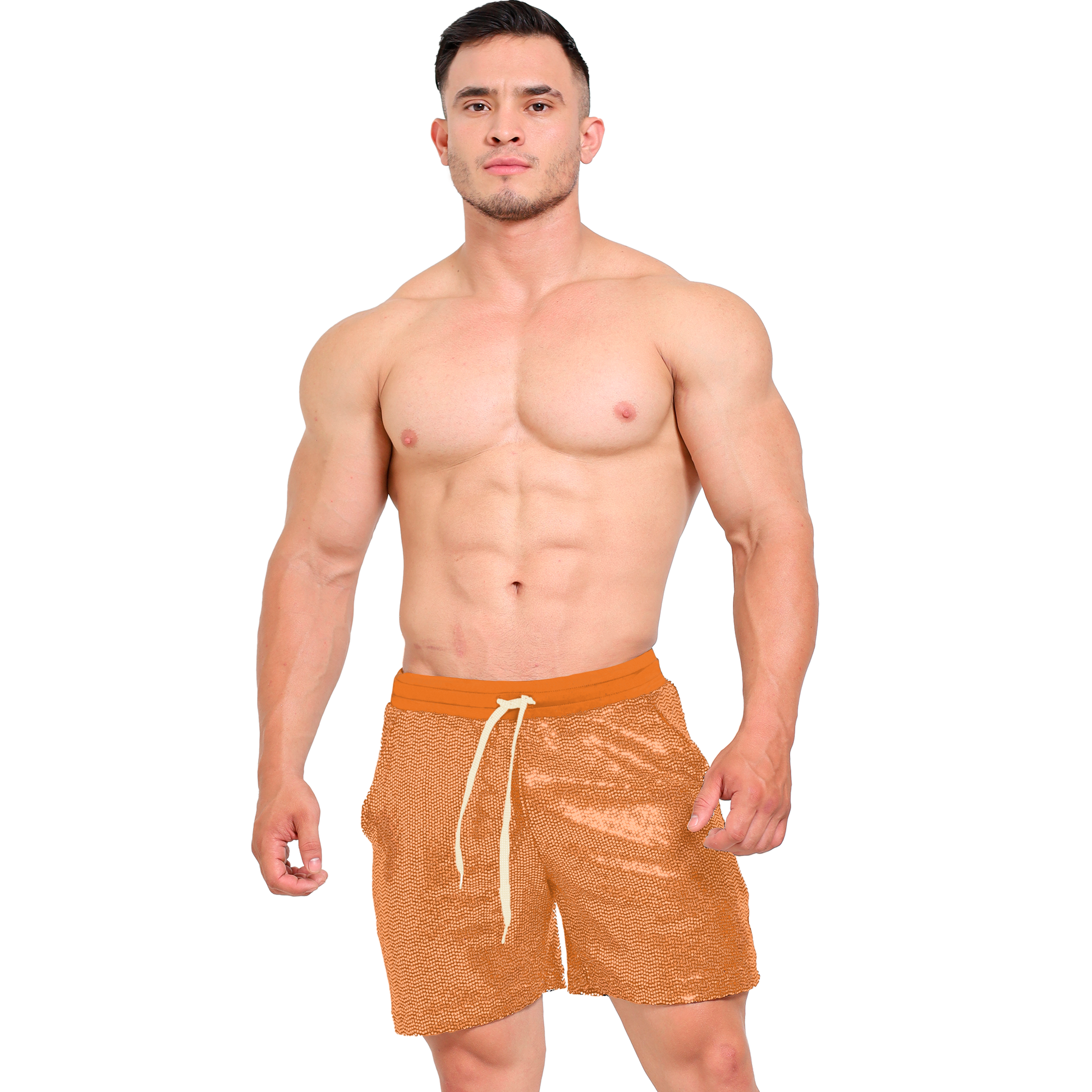 Short Lentejuela Brillante Corte Medio - Fenix Fit Mexico  