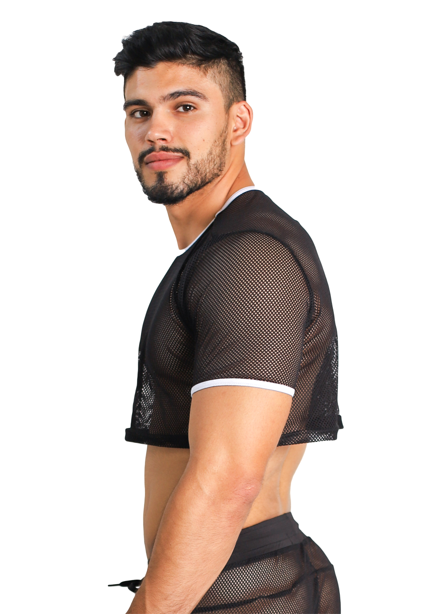 Crop Top Tela Red - Fenix Fit Mexico  