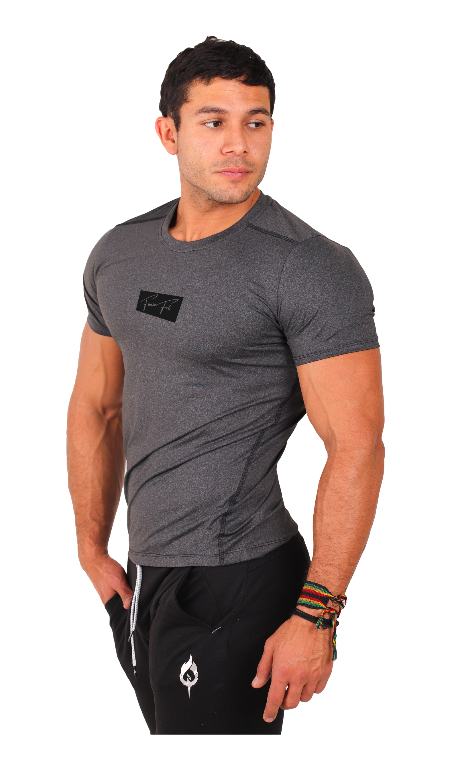 Playera Deportiva Hombre Manga Corta Lisa Premium - Fenix Fit Mexico  