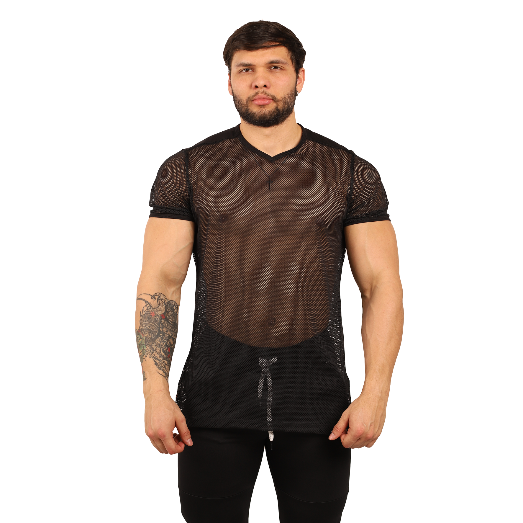 Playera Tela Red Con Mangas - Fenix Fit Mexico  