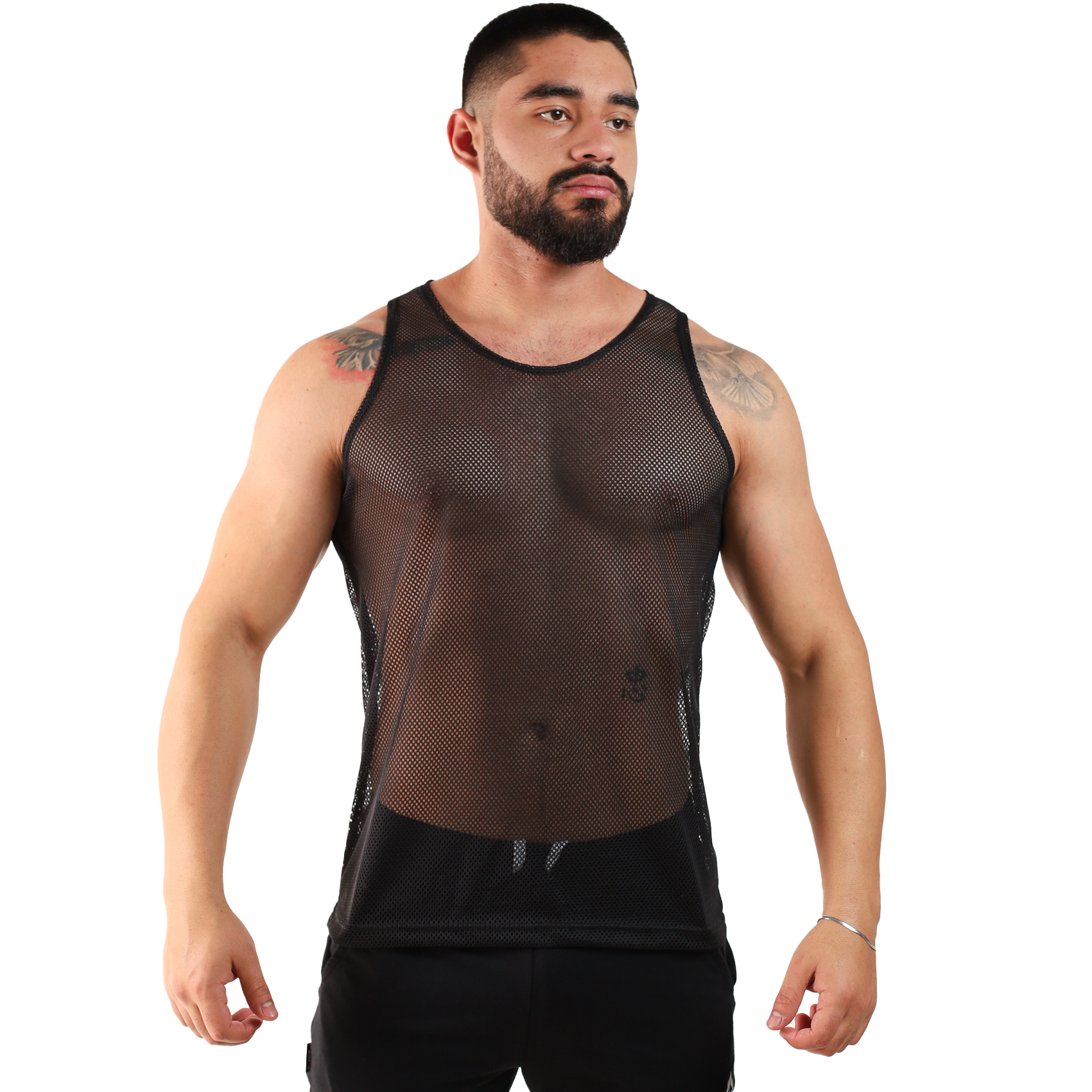 Playera Basica Transparencia Mesh