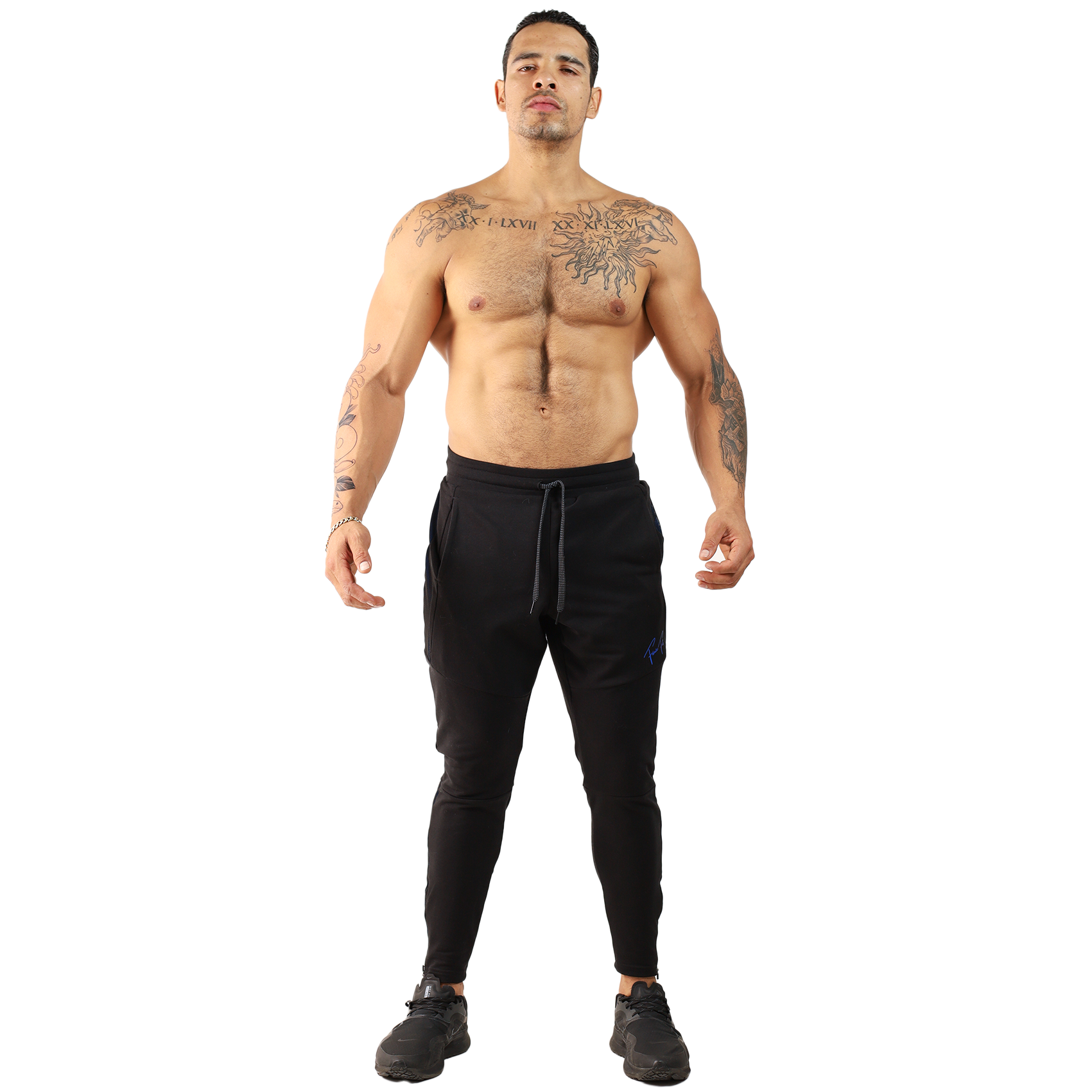 Pants Algodón Franja Red Con Cierre - Fenix Fit Mexico  