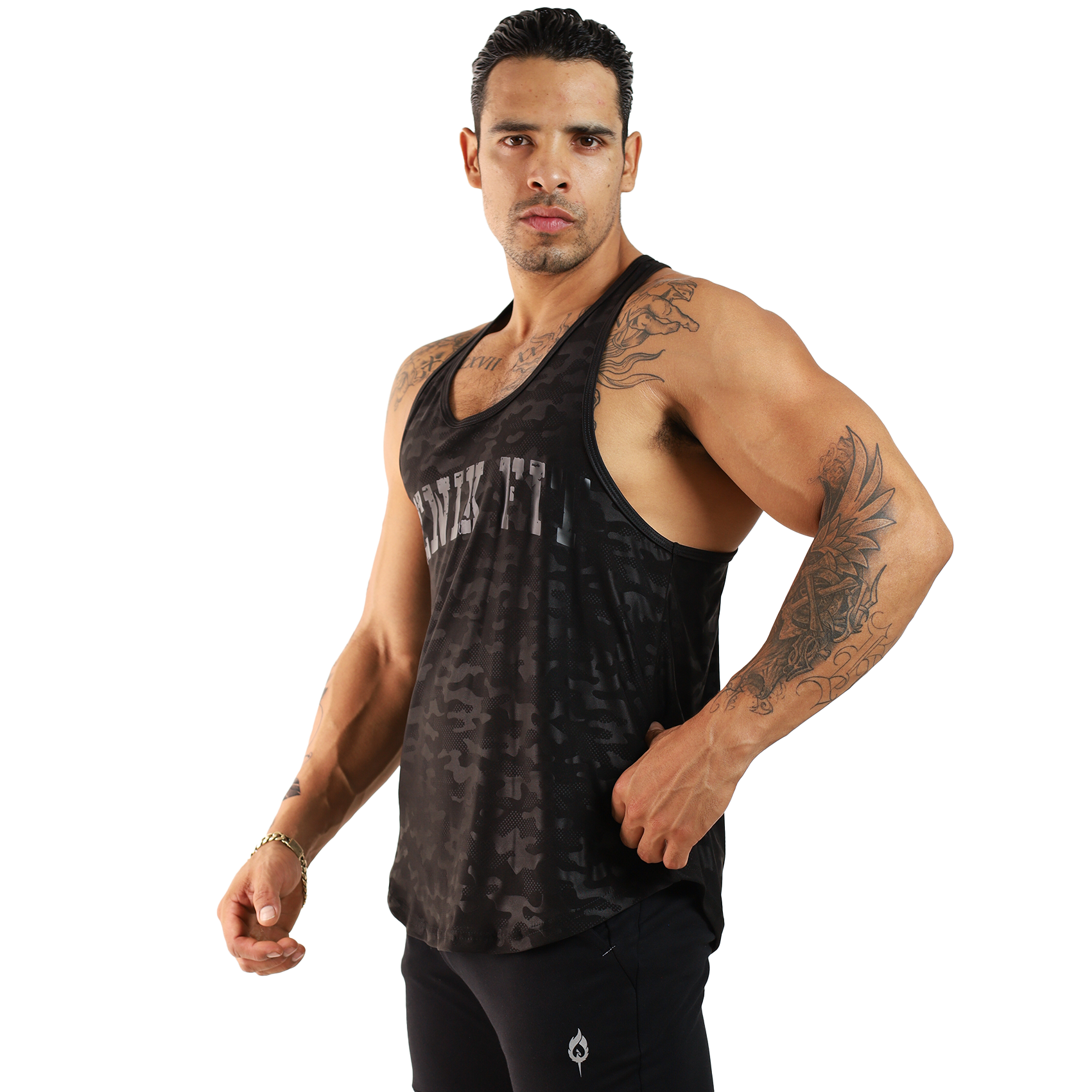 Playera Olímpica Ibiza Camuflaje - Fenix Fit Mexico  