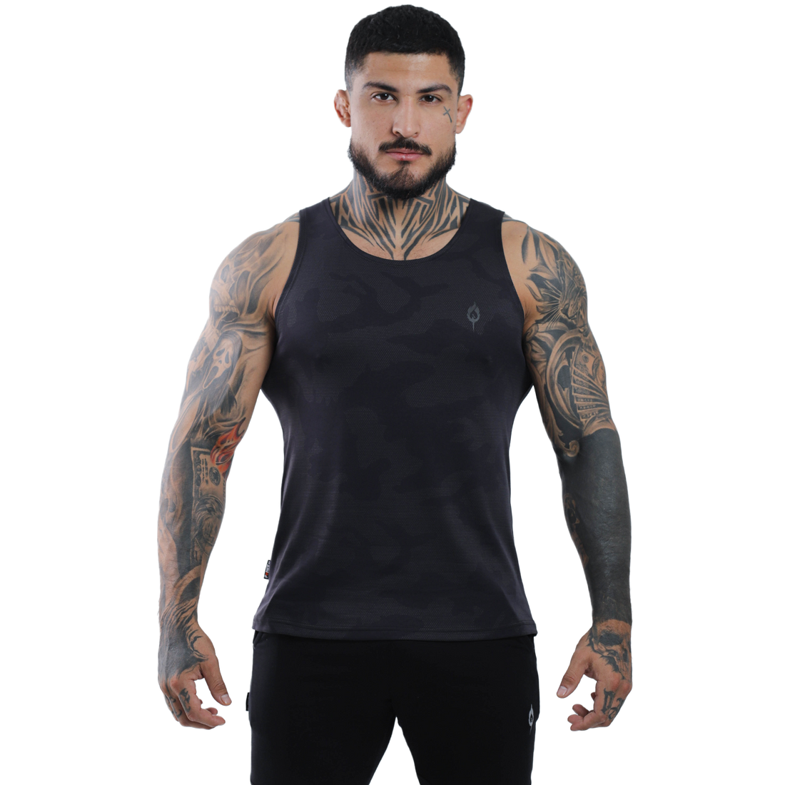 Playera Tank Top Deportiva Camuflaje