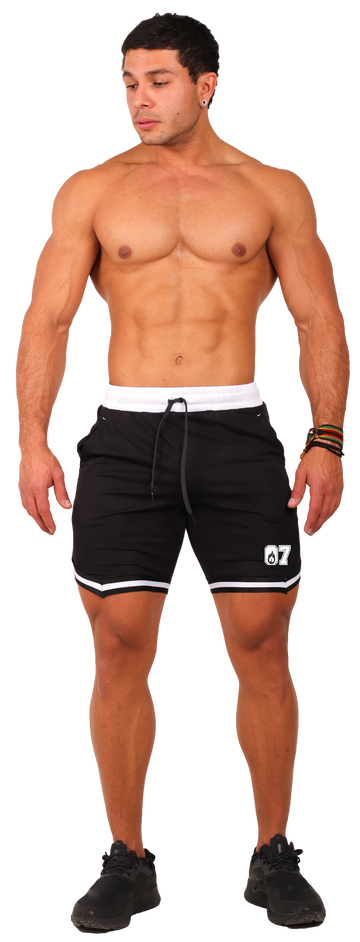 Short De Basketball Corte Medio Panal.