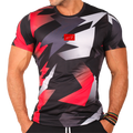Playera Deportiva Manga Corta Estampada Figuras - Fenix Fit Mexico  