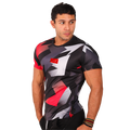 Playera Deportiva Manga Corta Estampada Figuras - Fenix Fit Mexico  
