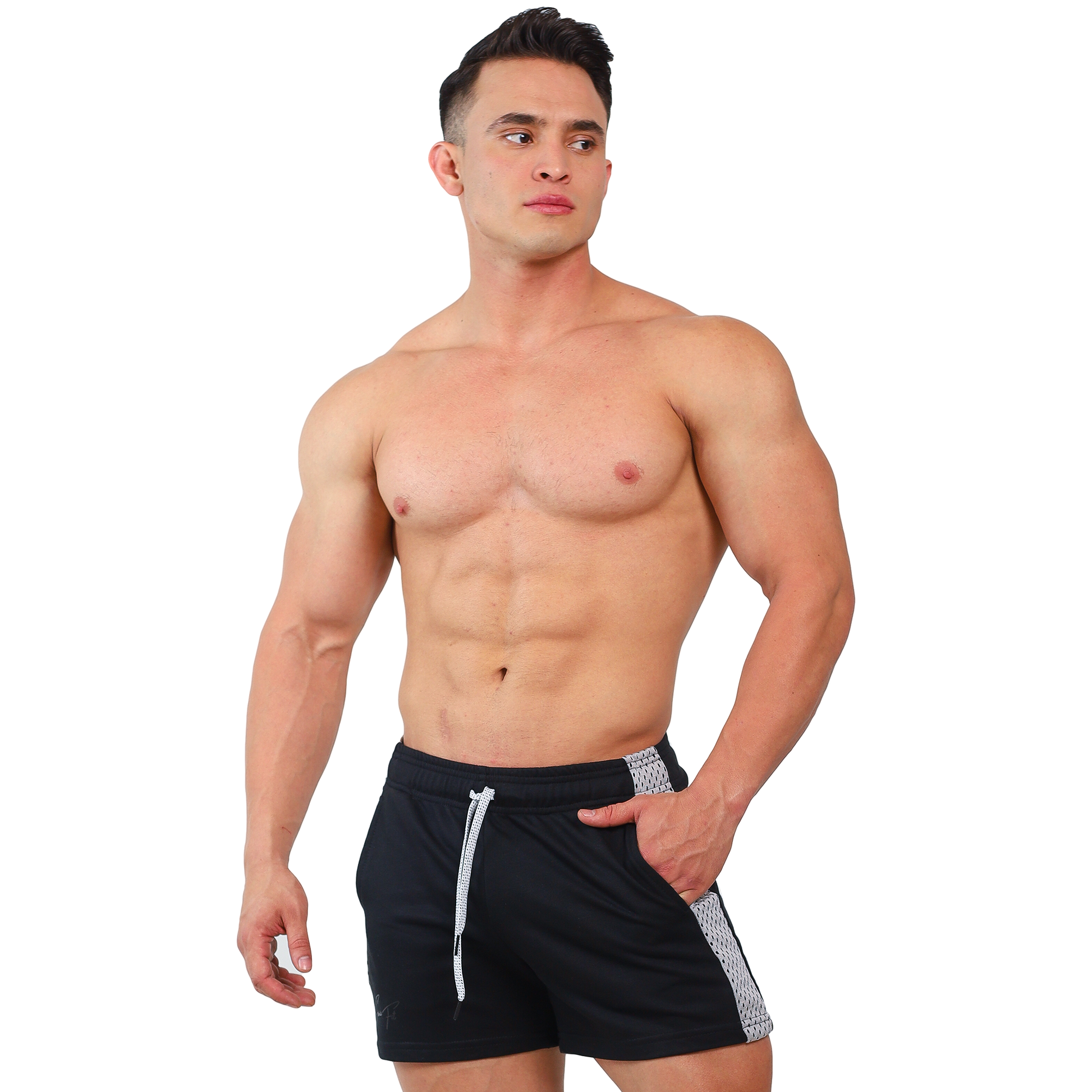 Short Corto Franja Red Oscuros - Fenix Fit Mexico  