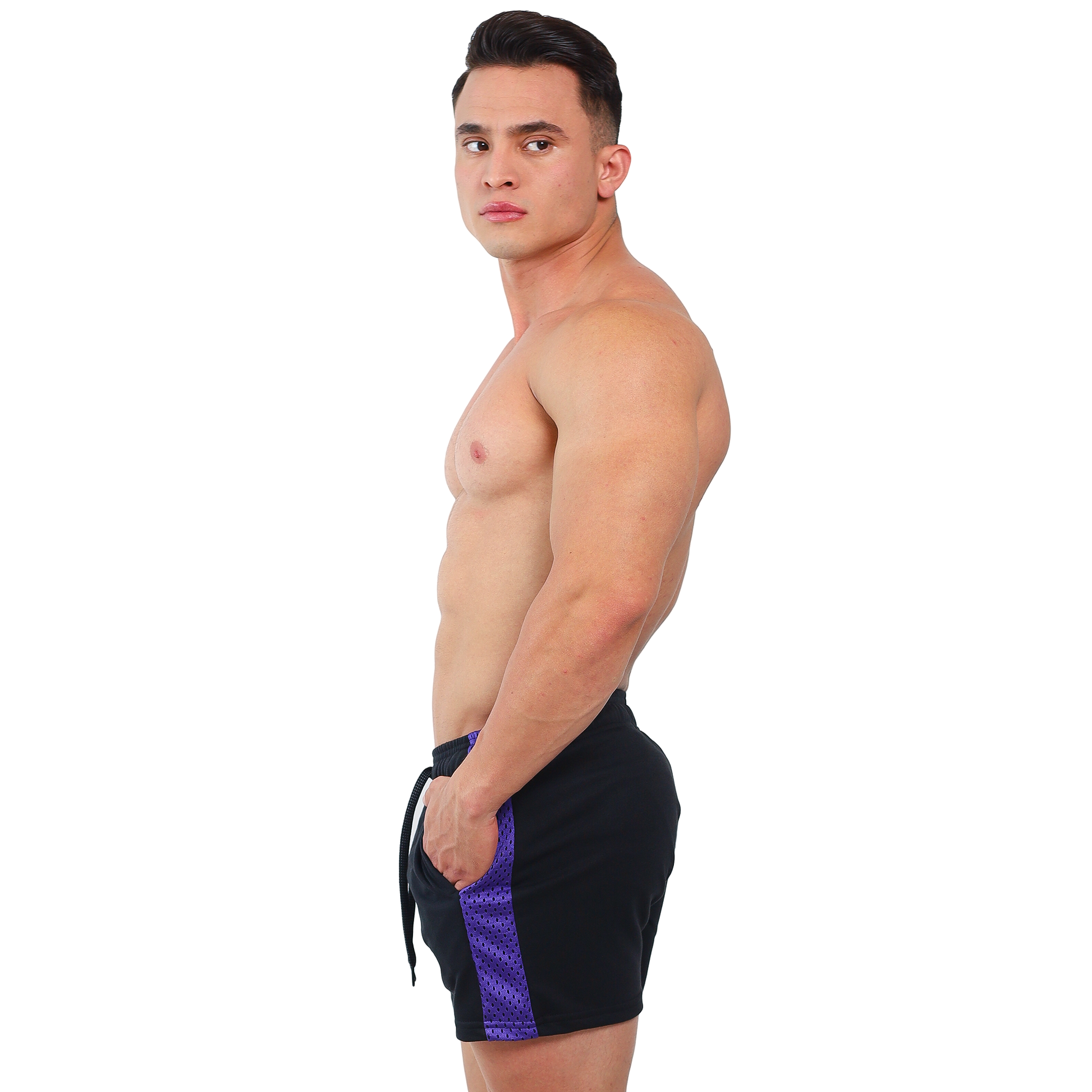 Short Corto Franja Red Oscuros - Fenix Fit Mexico  