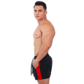 Short Corto Franja Red Oscuros - Fenix Fit Mexico  