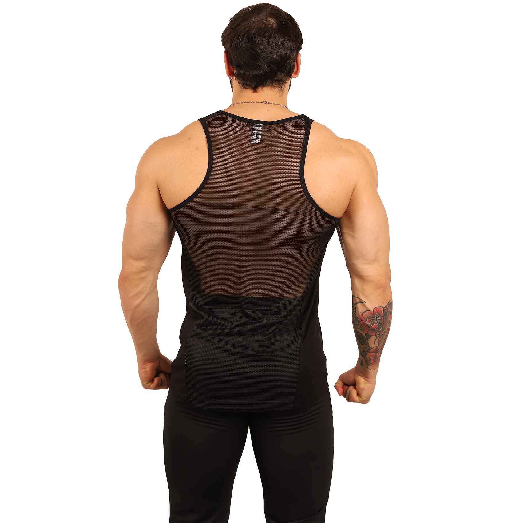 Playera deportiva Espalda en X Tela Red - Fenix Fit Mexico  