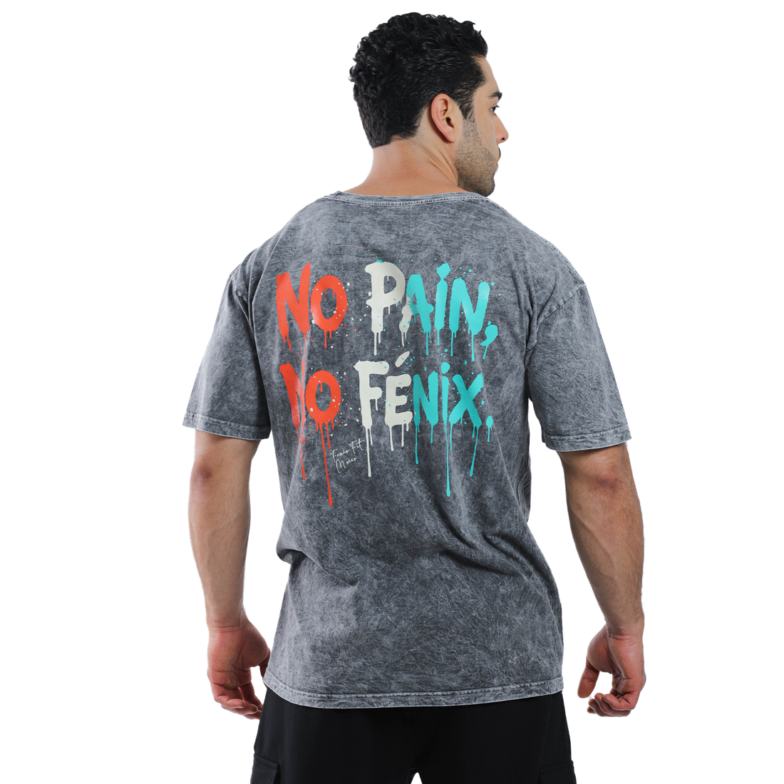 Playera Oversize Acid Wash