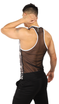 Olimpica Transparencia estampada mesh - Fenix Fit Mexico  