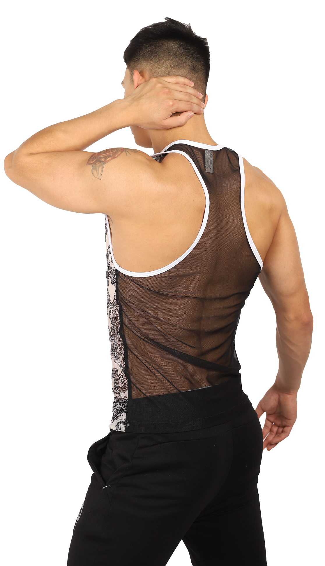 Olimpica Transparencia estampada mesh - Fenix Fit Mexico  