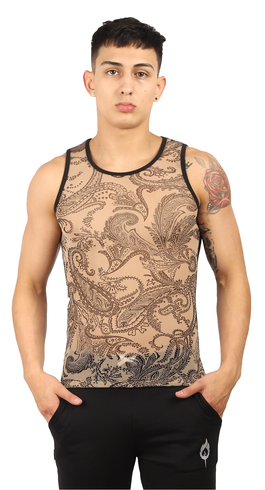 Olimpica Transparencia estampada mesh - Fenix Fit Mexico  